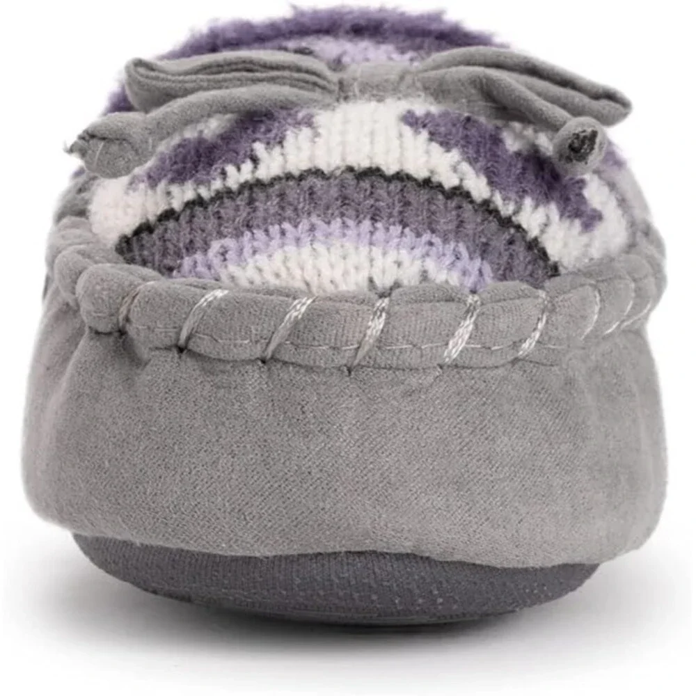 MUK LUKS Kids Patterned Moccasins - Med (12-13)